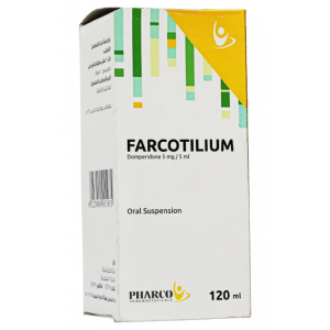 FARCOTILIUM 5 MG / 5 ML ( DOMPERIDONE ) ORAL SUSPENSION 120 ML